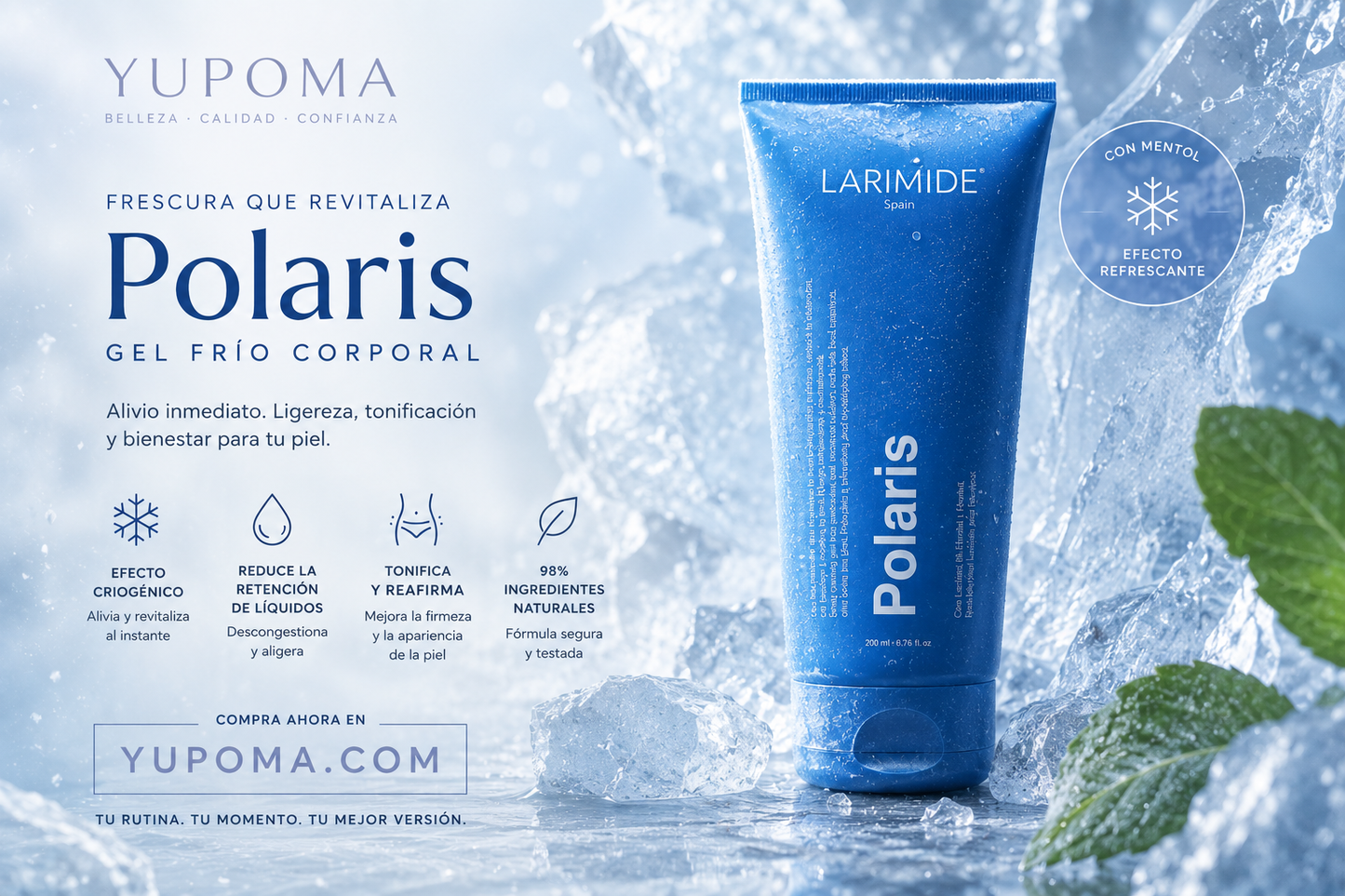LARIMIDE Polaris – Gel frío corporal 200ml