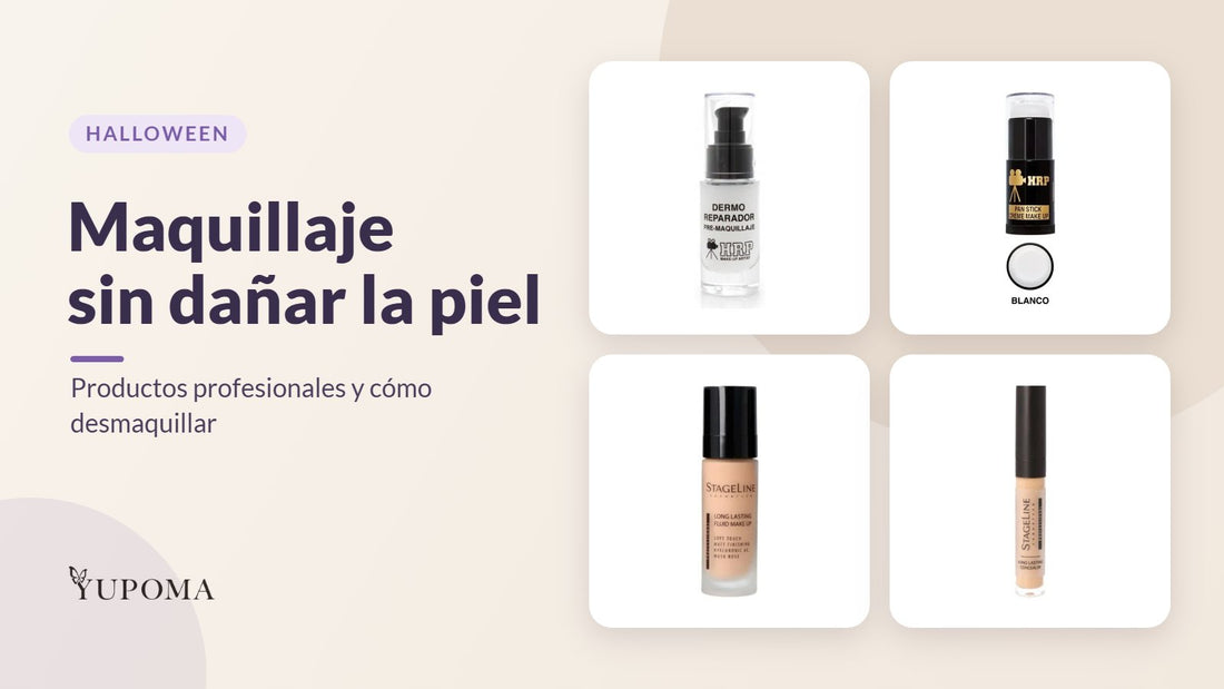 Maquillaje de Halloween sin dañar la piel