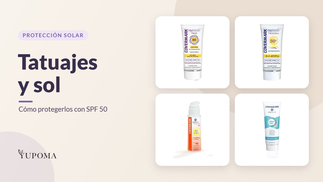 Cómo proteger un tatuaje del sol con SPF 50