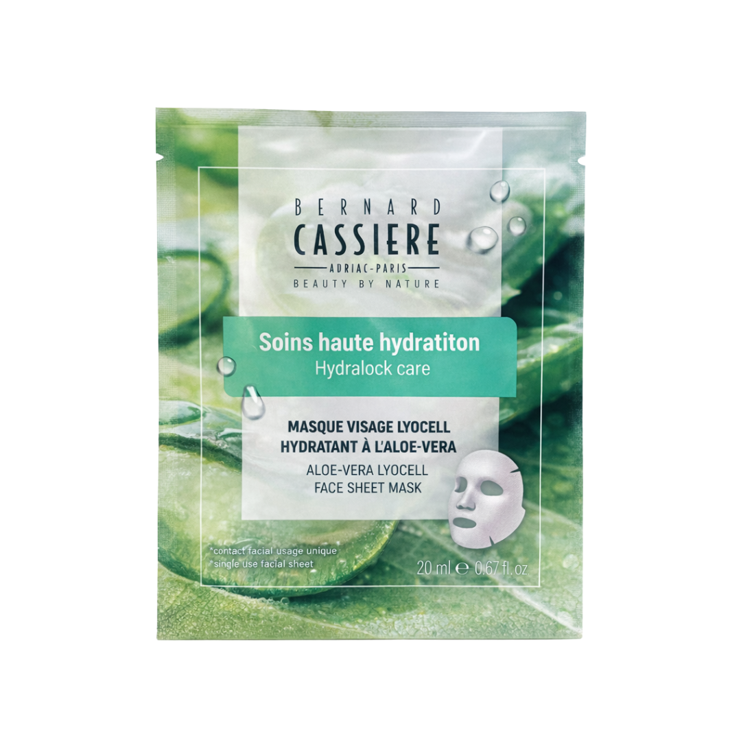 Aloe-Vera Lyocell Face Sheet Mask - Springwater de Bernard Cassiere