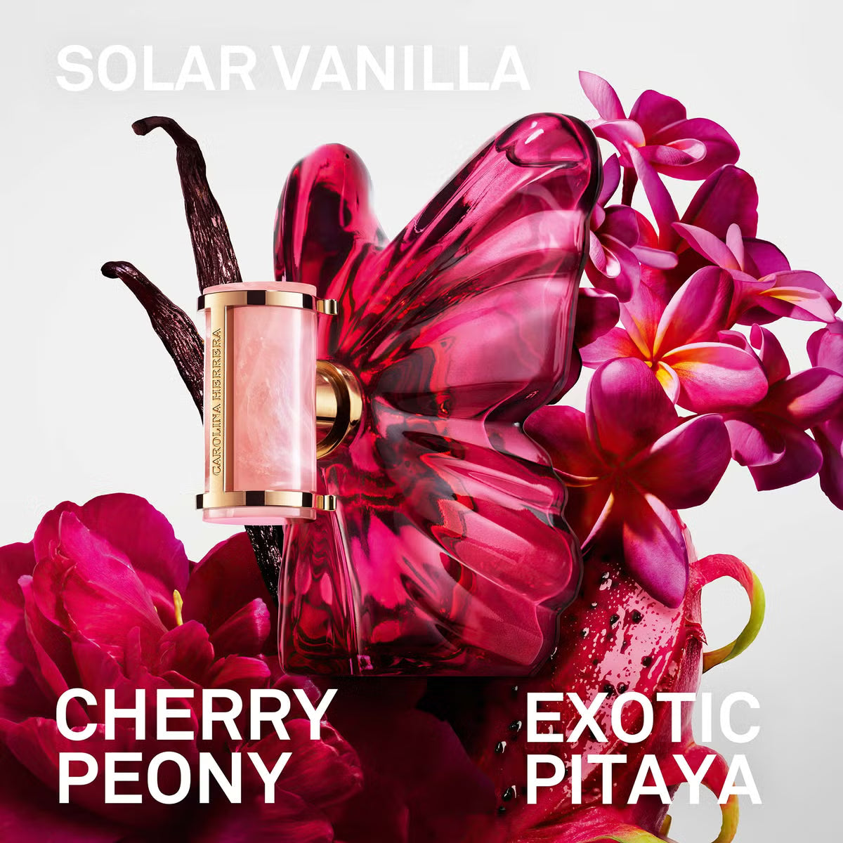 Carolina Herrera La Bomba - notas Solar Vanilla, Cherry Peony, Exotic Pitaya
