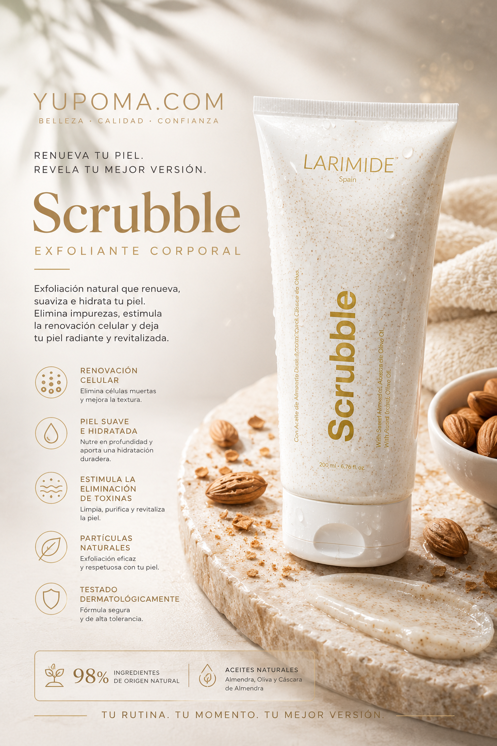 LARIMIDE Scrubble – Exfoliante Corporal 200ml