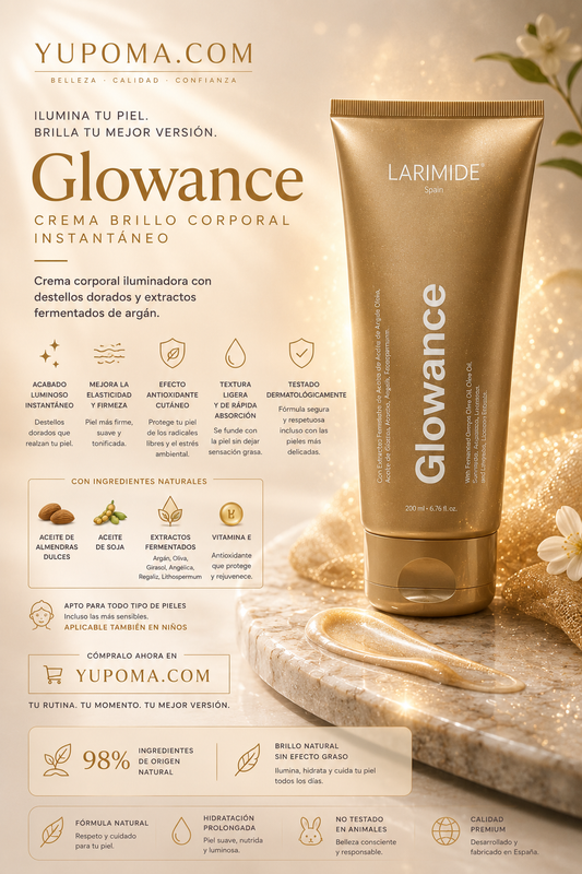 LARIMIDE Glowance – Crema Brillo Corporal Instantáneo 200ml