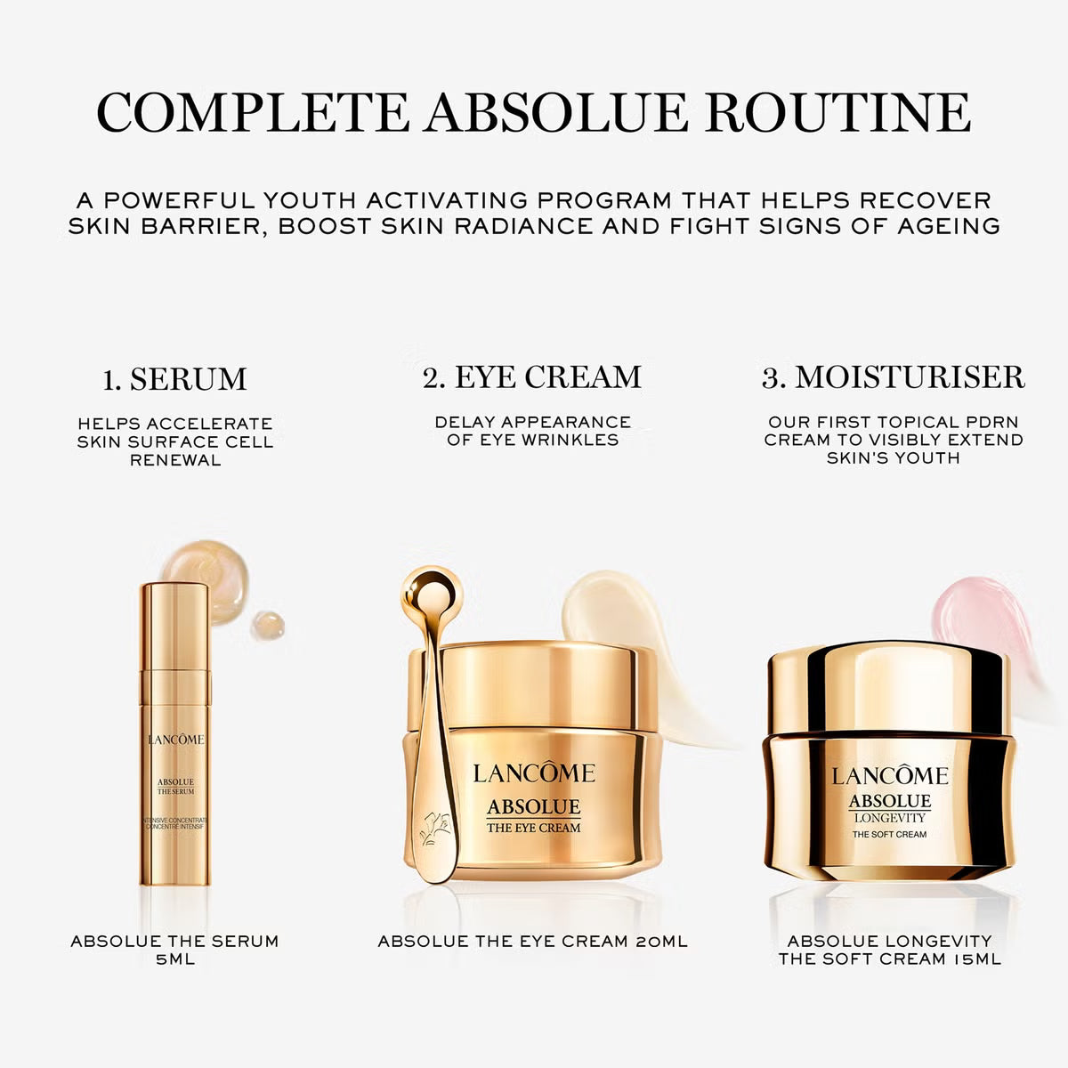 Lancôme Absolue Longevity Eye Cream Collection Set