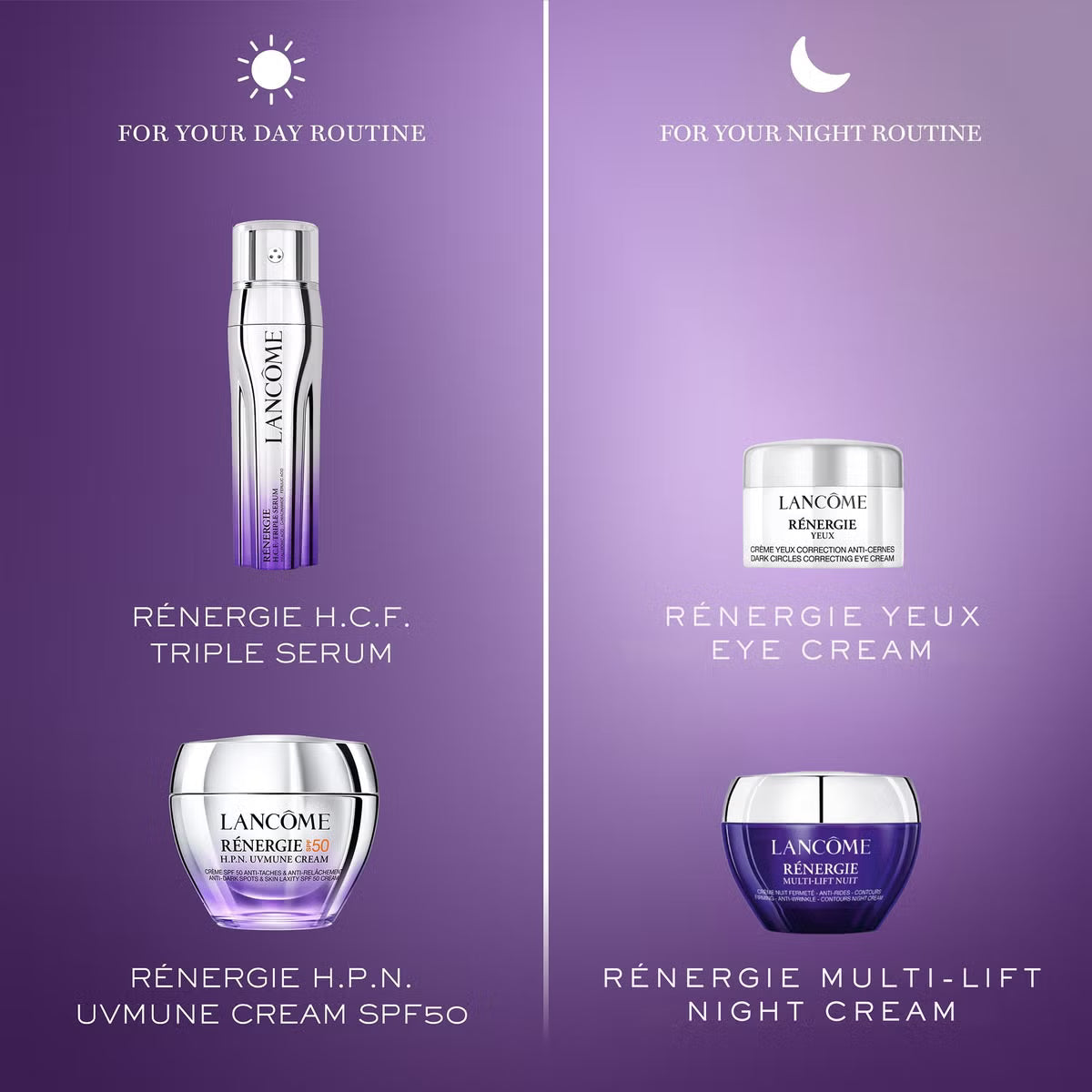 Lancôme Rénergie Triple Serum Routine Set