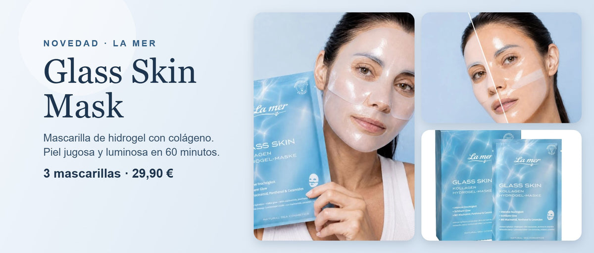Glass Skin Mask de La mer: mascarilla de hidrogel con colágeno