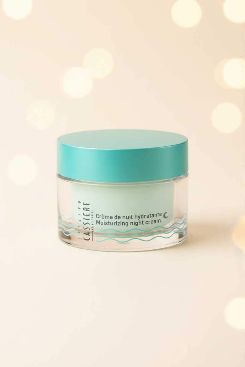 Bernard Cassière Moisturizing Night Cream Springwater - fondo crema