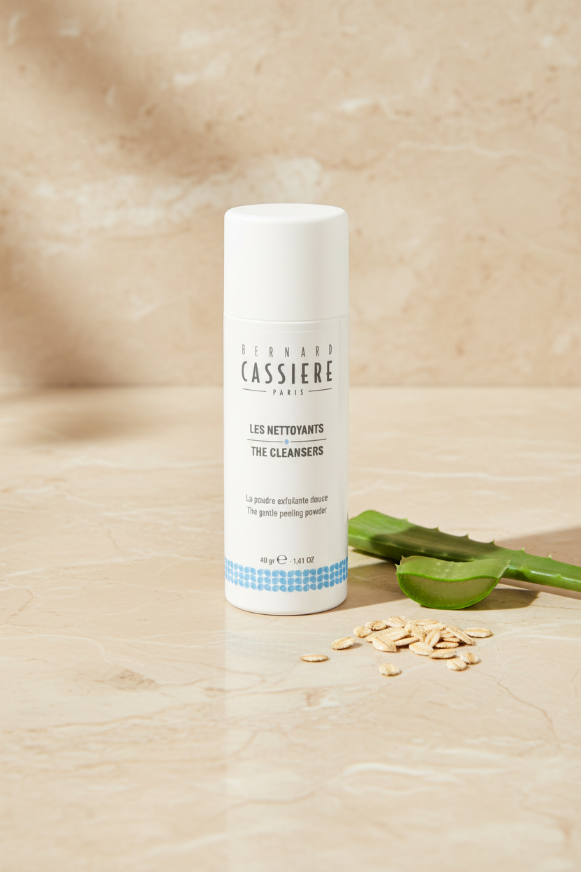 Bernard Cassière The Gentle Peeling Powder - mármol con avena y aloe